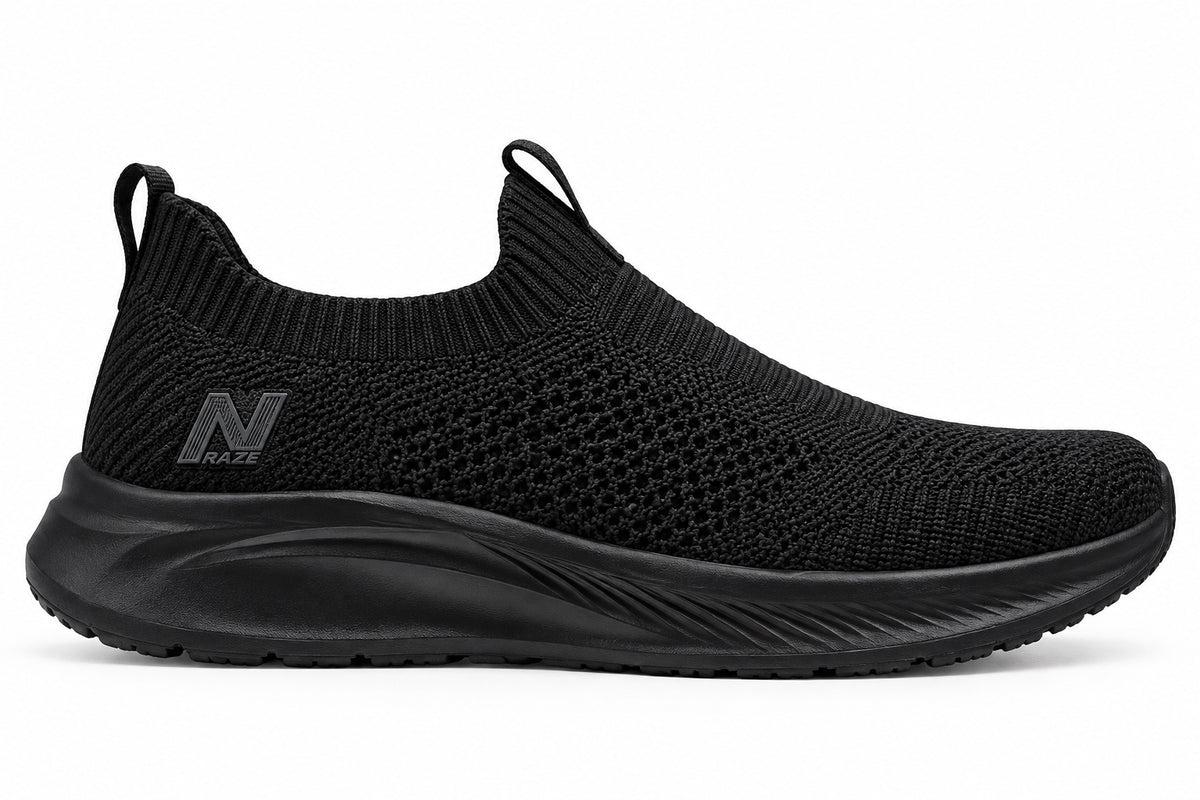 Raze Tenis Mujer Negro – Sin Cordones