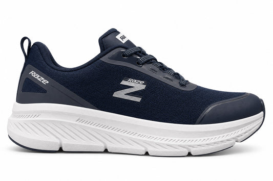 Raze Tenis Hombre Azul/Blanco – Suela Segmentada