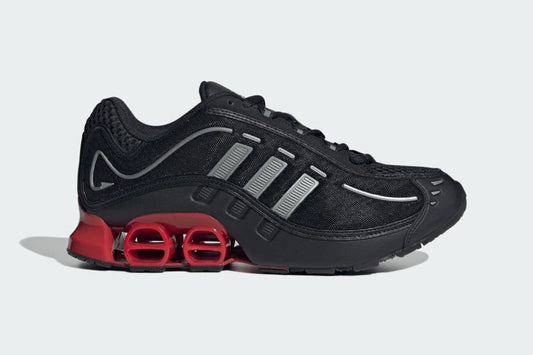 Adidas Megaride O1 JH7925 negro rojo - vista lateral