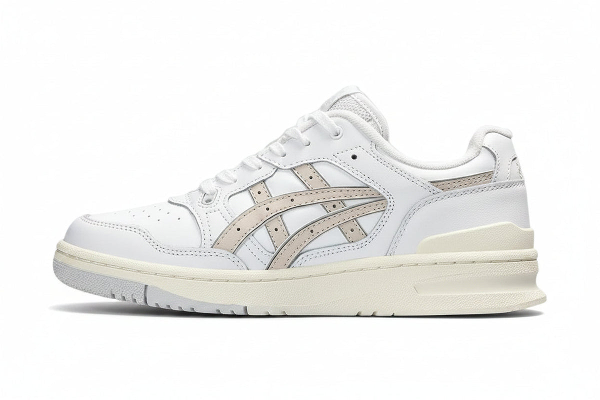 ASICS EX89 blanco con detalles mineral beige, vista de producto 2