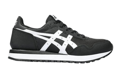 ASICS Tiger Runner II para mujer en Negro/Blanco, perfil lateral